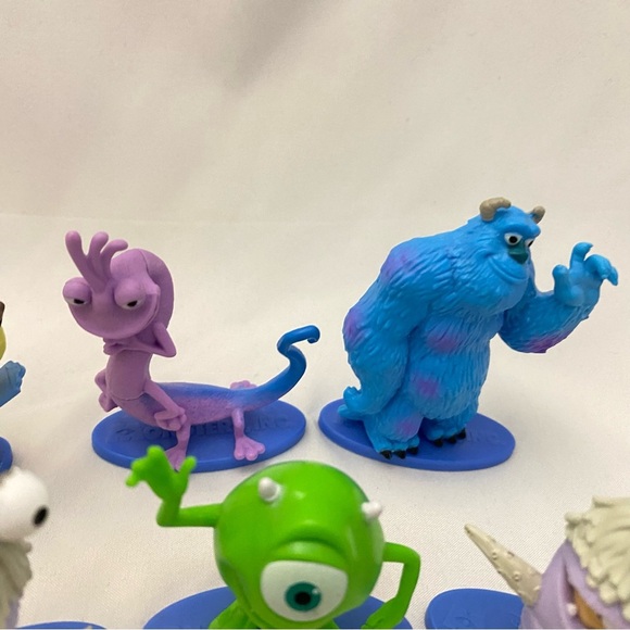 Disney Pixar Monsters Inc University Toy Figures Cake Toppers Lot of 6 - Picture 4 of 11